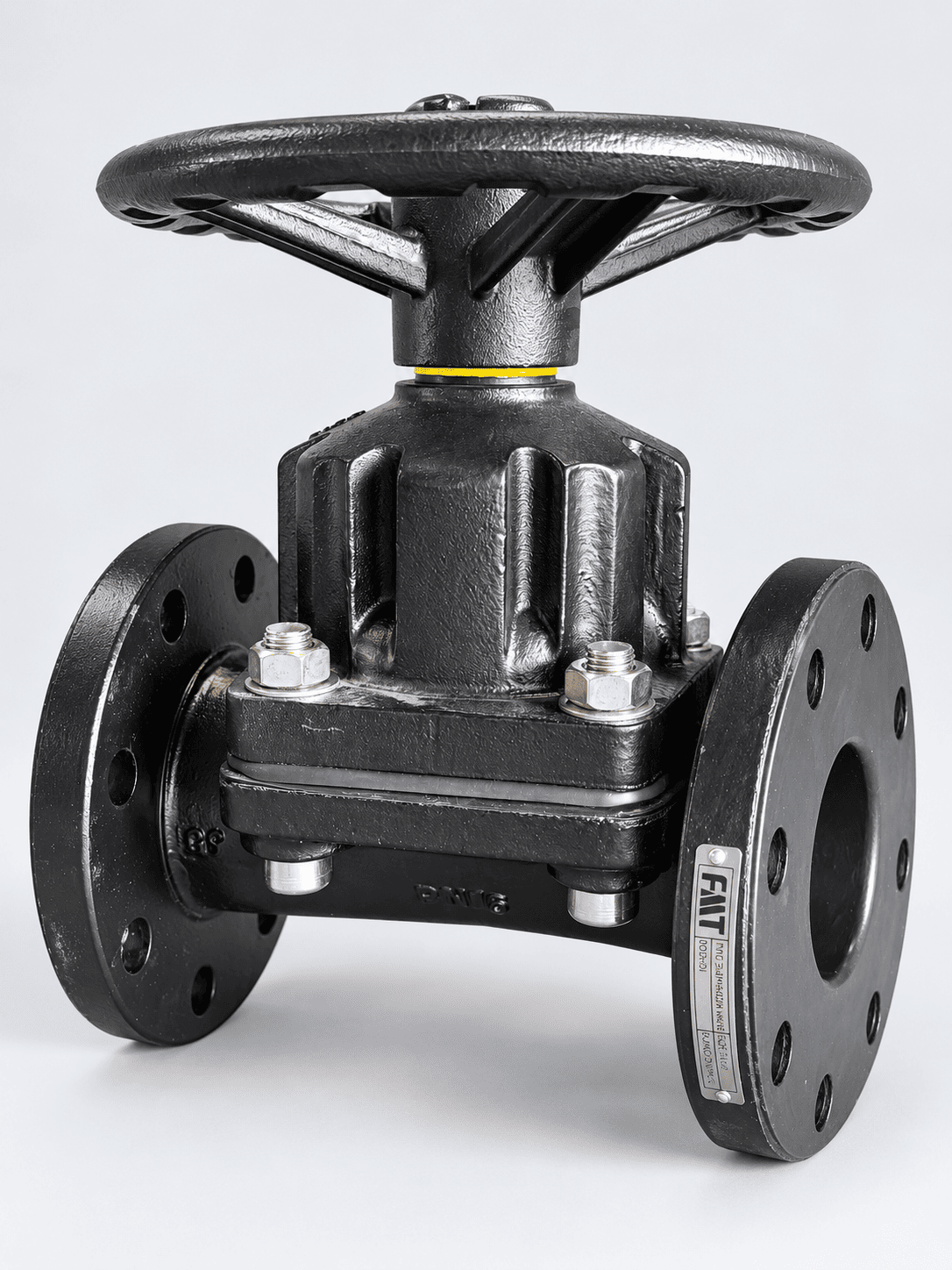 Diaphragm Valve 3 inch DN80 PN10 แบบมือหมุน หน้าแปลน